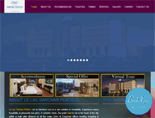 Tablet Screenshot of lelachotel.com